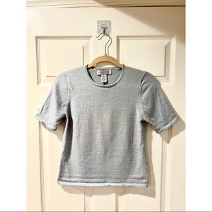 Sutton Studio Short Sleeve Merino Wool Top